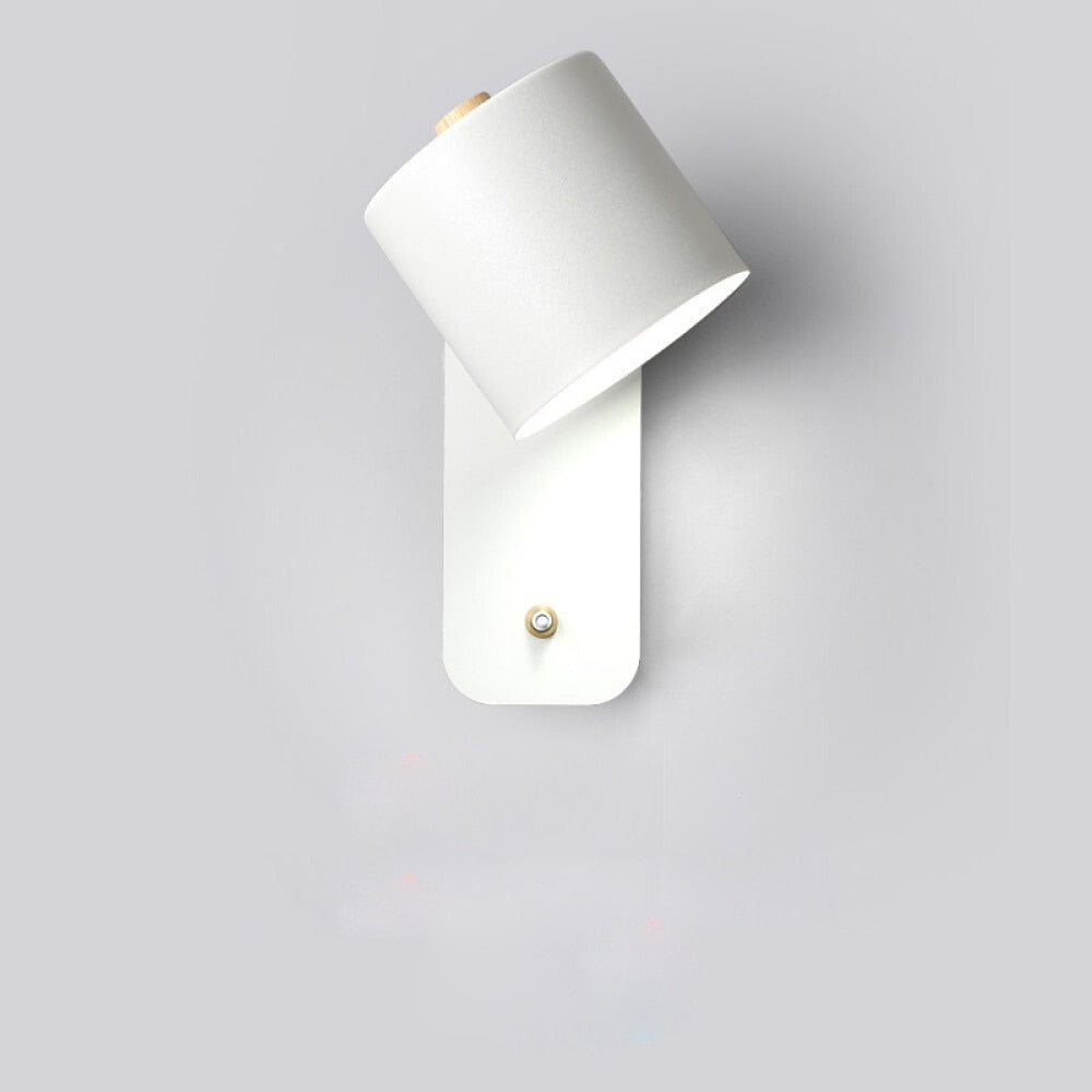 LumiSwitch Moderne LED-Wandlampe | Mit Schalter | Innenbeleuchtung | Deko für Zuhause | Minimalistisches Design