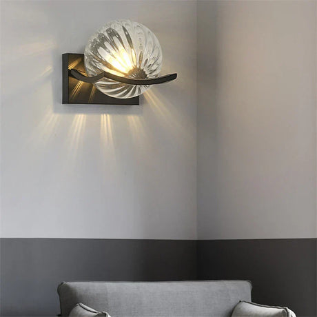 LumiGlide Moderne LED-Wandleuchte Glas | Elegantes Design | Warmweißes Licht | Perfekt für Innenräume