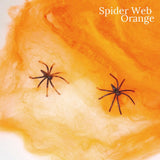 CreepyWeb Dehnbares Spinnennetz | Künstliche Halloween-Dekoration | Gruselige Party-Requisiten & Horrorhaus-Deko