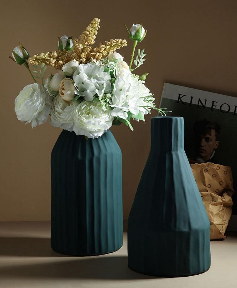 Isabellia Strukturierte Keramik-Töpfe | Modernes Design | Dekoration für Pflanzen & Blumen | In verschiedenen Farben