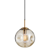 LunaSphere Glas Pendelleuchte | Kugelförmiges Design | Elegante Beleuchtung für Ihr Zuhause