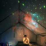 CosmoLight Astronauten Galaxy Projektor | LED Sternenhimmel | Raumdekoration für Kinder &amp; Erwachsene