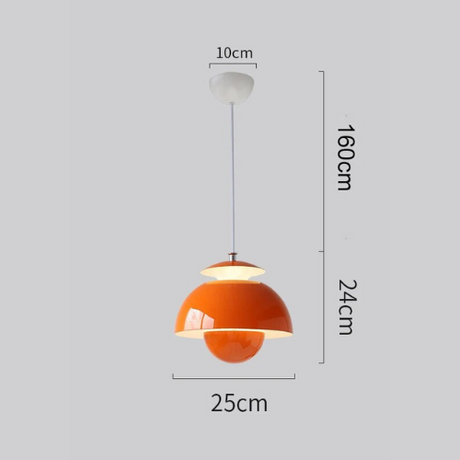 NordicaGlow Skandinavische LED Pendelleuchte | Modernes Design | Dimmbar | Perfekt für Esszimmer und Küche