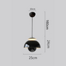 NordicaGlow Skandinavische LED Pendelleuchte | Modernes Design | Dimmbar | Perfekt für Esszimmer und Küche