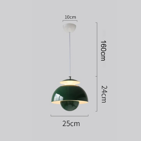 NordicaGlow Skandinavische LED Pendelleuchte | Modernes Design | Dimmbar | Perfekt für Esszimmer und Küche