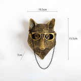 Hookify Head Wandhaken | Multifunktionale Wandaufbewahrung & Dekoration | Tierkopf-Design