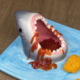 SharkBite Keramik Hai-Teller | Lustige Designplatte | Kreatives Geschirr für Zuhause & Partys