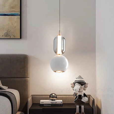 Nordelux Creative Eisen Glas Pendelleuchte | Skandinavisches Design | Elegante Beleuchtung für Zuhause