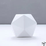 GeoArt Ikosaeder-Skulptur | Moderne Dekoration aus Metall | Geometrisches Design für Zuhause
