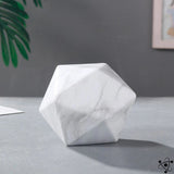 GeoArt Ikosaeder-Skulptur | Moderne Dekoration aus Metall | Geometrisches Design für Zuhause