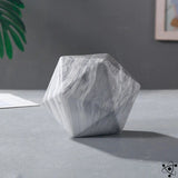 GeoArt Ikosaeder-Skulptur | Moderne Dekoration aus Metall | Geometrisches Design für Zuhause
