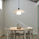 KyotoGlow Japanische Moderne Deckenleuchte | Minimalistisches Design | Stimmungsvolle Beleuchtung