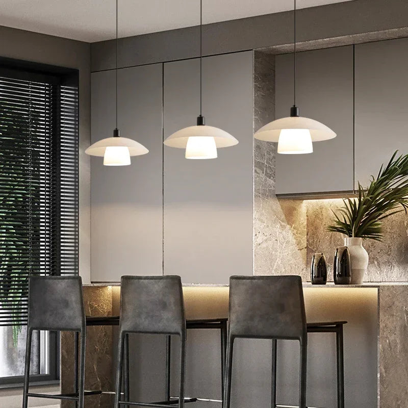 KyotoGlow Japanische Moderne Deckenleuchte | Minimalistisches Design | Stimmungsvolle Beleuchtung