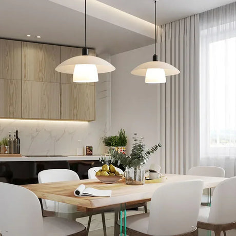 KyotoGlow Japanische Moderne Deckenleuchte | Minimalistisches Design | Stimmungsvolle Beleuchtung