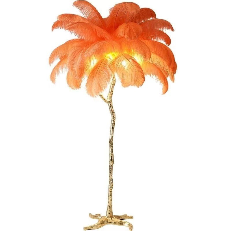 FeatherLuxe Elegante Federlampe | Modernes Design | Deko für Zuhause | Verschiedene Größen
