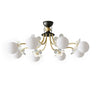 Florialis Blossom Flower Glas-Kronleuchter | Elegantes Blütendesign | Luxuriöse Beleuchtung für Zuhause