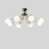 Florialis Blossom Flower Glas-Kronleuchter | Elegantes Blütendesign | Luxuriöse Beleuchtung für Zuhause