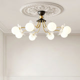 Florialis Blossom Flower Glas-Kronleuchter | Elegantes Blütendesign | Luxuriöse Beleuchtung für Zuhause