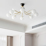Florialis Blossom Flower Glas-Kronleuchter | Elegantes Blütendesign | Luxuriöse Beleuchtung für Zuhause
