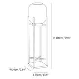 SolarLume Solar-Stehlampe | Umweltfreundlich | Modernes Design | Für Garten & Terrasse