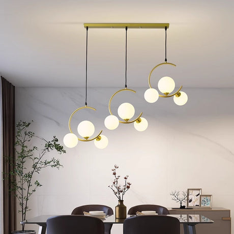 LumaElegance Moderne LED-Pendelleuchte | Heimdekoration | Energieeffizient | Stilvolle Beleuchtung für Wohnräume