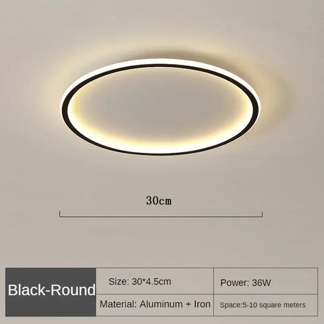 NordLight Skandi Deckenleuchte | Runde LED Lampe | Moderne Deckenbeleuchtung | Verschiedene Lichtfarben & Größen