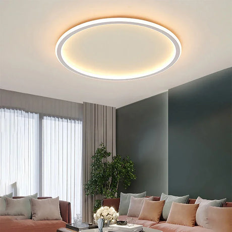 NordLight Skandi Deckenleuchte | Runde LED Lampe | Moderne Deckenbeleuchtung | Verschiedene Lichtfarben & Größen