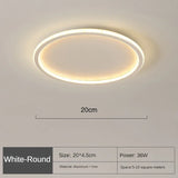 NordLight Skandi Deckenleuchte | Runde LED Lampe | Moderne Deckenbeleuchtung | Verschiedene Lichtfarben & Größen