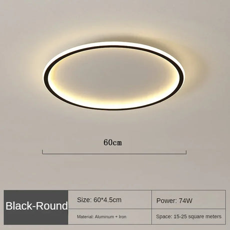 NordLight Skandi Deckenleuchte | Runde LED Lampe | Moderne Deckenbeleuchtung | Verschiedene Lichtfarben & Größen