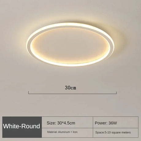 NordLight Skandi Deckenleuchte | Runde LED Lampe | Moderne Deckenbeleuchtung | Verschiedene Lichtfarben & Größen