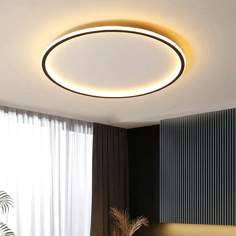 NordLight Skandi Deckenleuchte | Runde LED Lampe | Moderne Deckenbeleuchtung | Verschiedene Lichtfarben & Größen