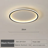 NordLight Skandi Deckenleuchte | Runde LED Lampe | Moderne Deckenbeleuchtung | Verschiedene Lichtfarben & Größen