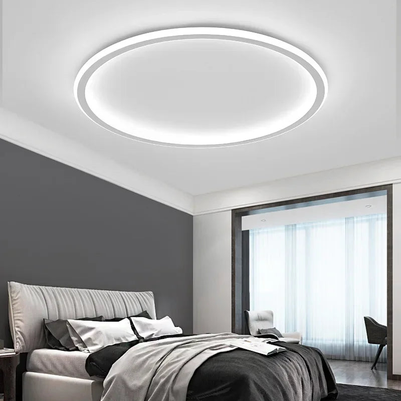 NordLight Skandi Deckenleuchte | Runde LED Lampe | Moderne Deckenbeleuchtung | Verschiedene Lichtfarben & Größen