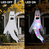 SpookGlow LED Halloween Dekoration | Hängender Geist | Partydeko | Indoor & Outdoor | Gruselige Lampe