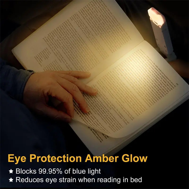 BrightBookmark Wiederaufladbare LED-Buchlampe | Clip-On Lesezeichenlicht | LED-USB Buchlicht für Komfortables Lesen