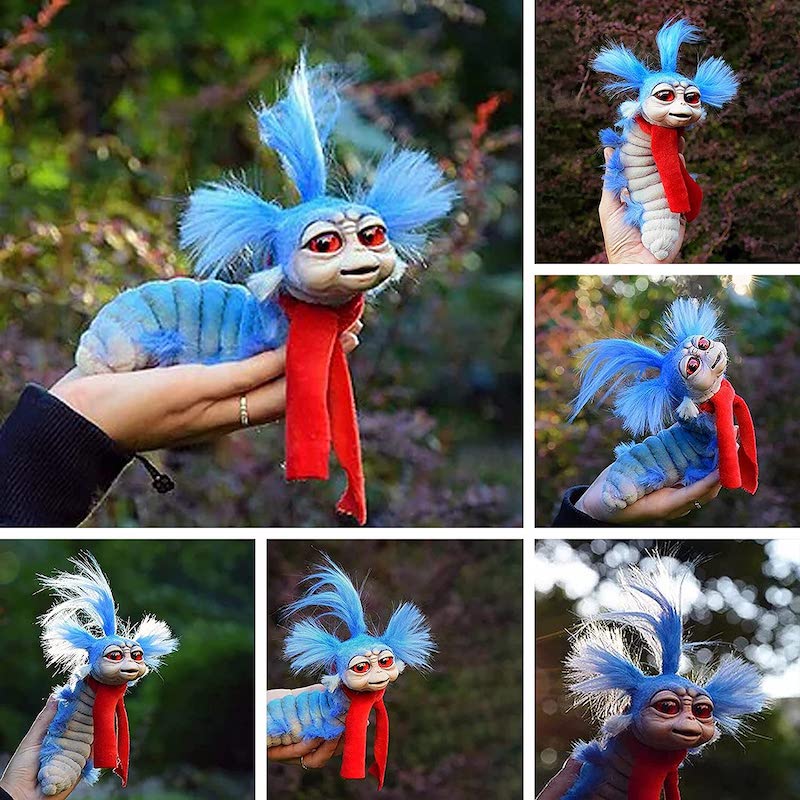 PlushMaze Kreatives Plüschspielzeug | Lustiger Wurm | Große Mund Monster | Niedliches Geschenk | Wohnkultur