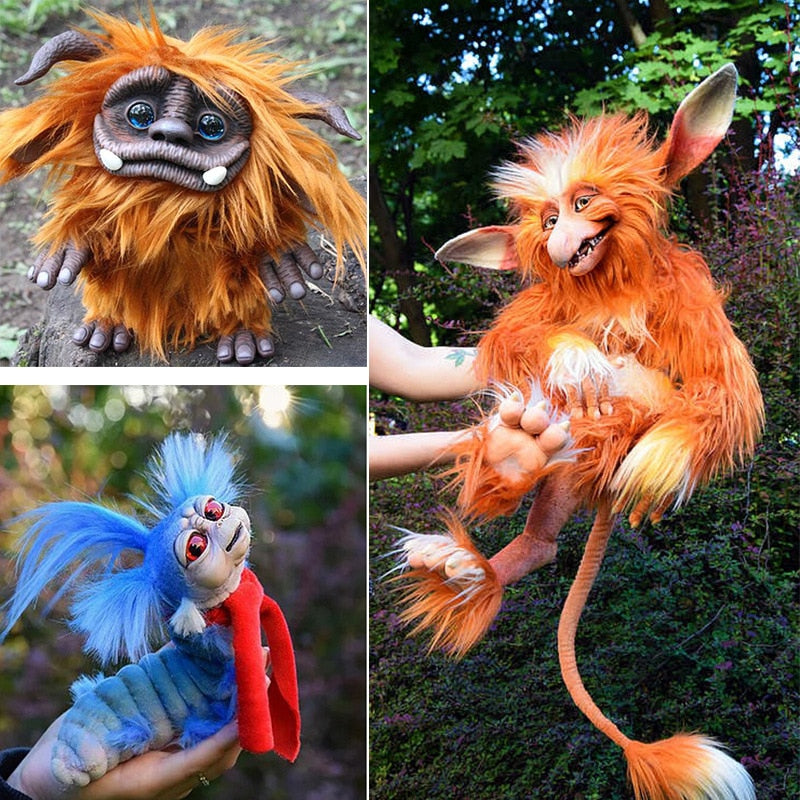 PlushMaze Kreatives Plüschspielzeug | Lustiger Wurm | Große Mund Monster | Niedliches Geschenk | Wohnkultur