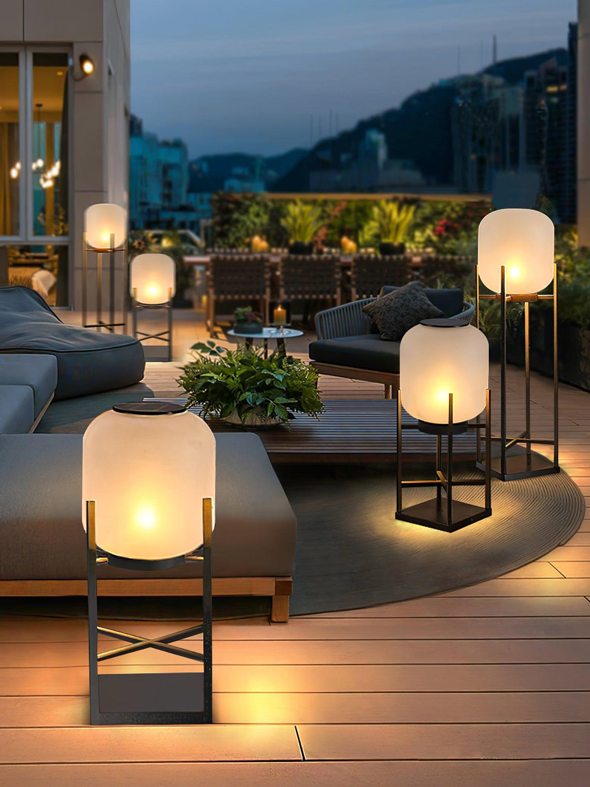 SolarLume Solar-Stehlampe | Umweltfreundlich | Modernes Design | Für Garten & Terrasse