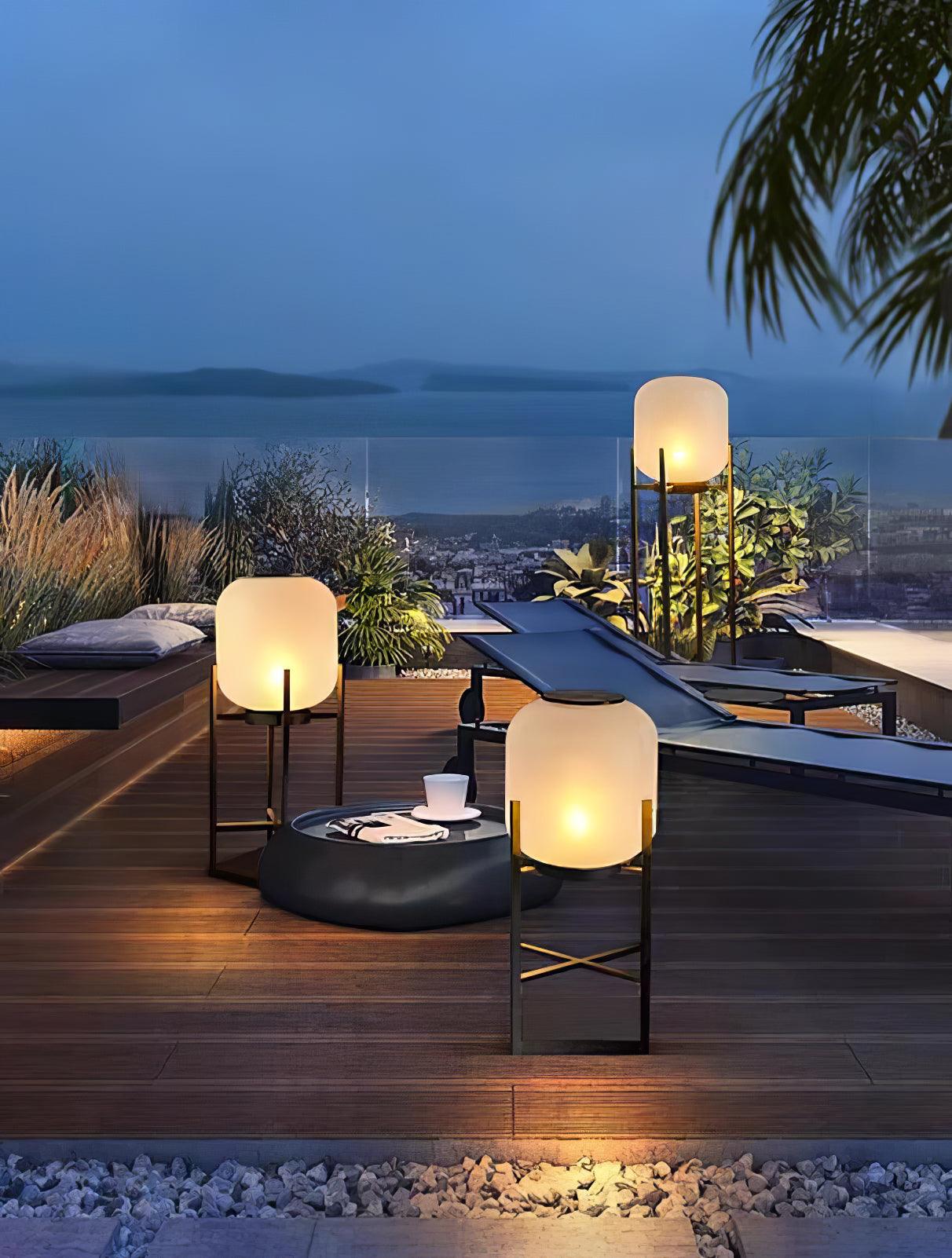 SolarLume Solar-Stehlampe | Umweltfreundlich | Modernes Design | Für Garten & Terrasse
