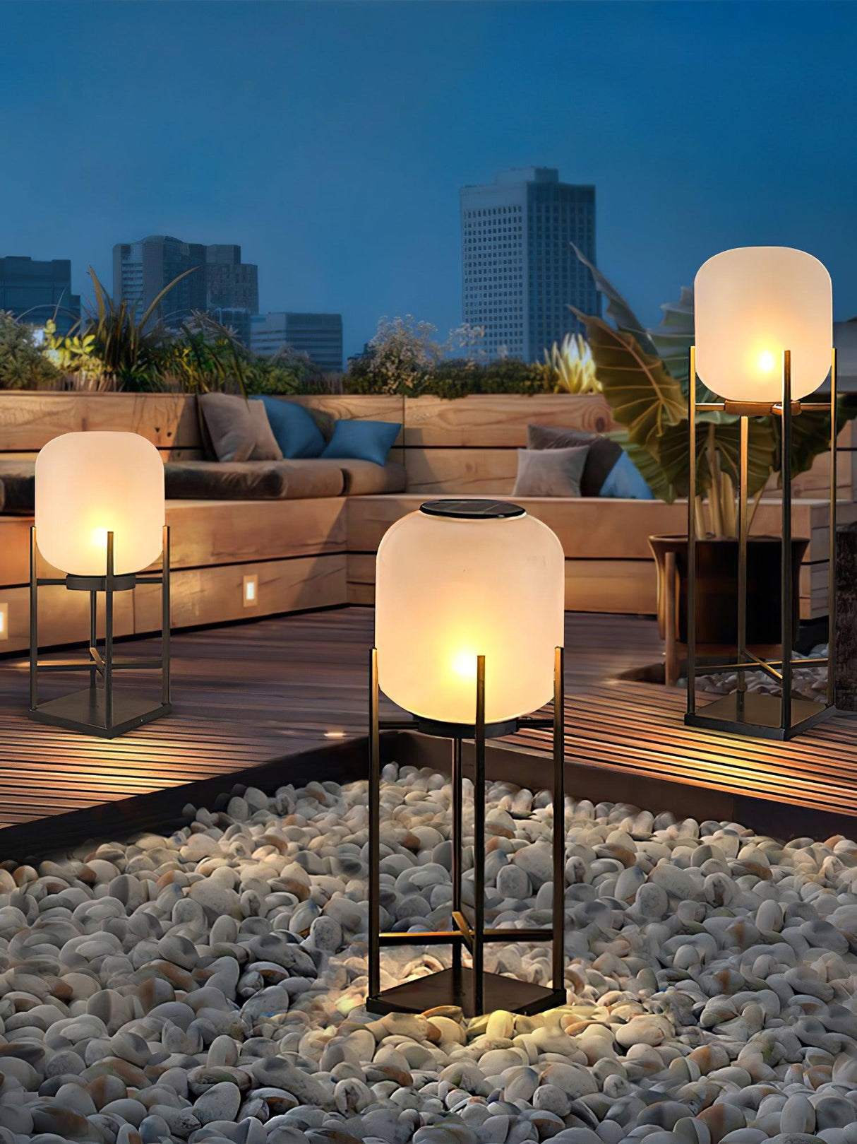 SolarLume Solar-Stehlampe | Umweltfreundlich | Modernes Design | Für Garten & Terrasse
