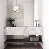 Cresnova Mondsichel Pendelleuchte | Mondförmiges Design | Stimmungsvolle Beleuchtung für Zuhause