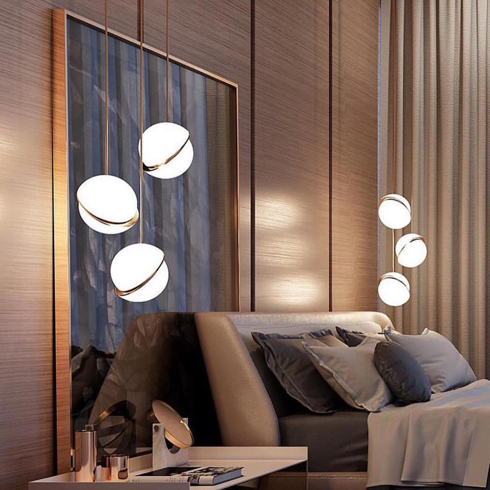 Cresnova Mondsichel Pendelleuchte | Mondförmiges Design | Stimmungsvolle Beleuchtung für Zuhause