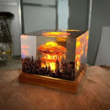 BlastGlow Nuklear Pilzwolken Lampe | Einzigartige Tischlampe | Dekorative Designleuchte für Wohnzimmer & Büro