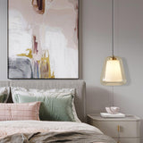 LustreSky Elegante Pendelleuchte | Skandinavisches Design | Höhenverstellbar | Dimmbar | Dekorative Beleuchtung für Wohnzimmer und Esszimmer