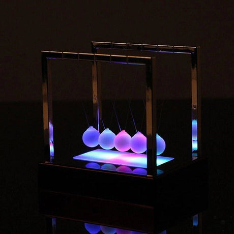 GlowMotion Newton Pendel | Leuchtendes Balance-Spiel | Perfekte Deko für Zuhause und Büro
