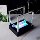 GlowMotion Newton Pendel | Leuchtendes Balance-Spiel | Perfekte Deko für Zuhause und Büro