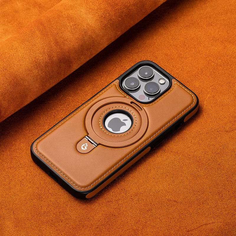 MagCase Pro™ Magnetische iPhone-Hülle mit unsichtbarem Ringständer | Stoßfest | Elegantes Design | 360° Schutz