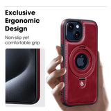 MagCase Pro™ Magnetische iPhone-Hülle mit unsichtbarem Ringständer | Stoßfest | Elegantes Design | 360° Schutz