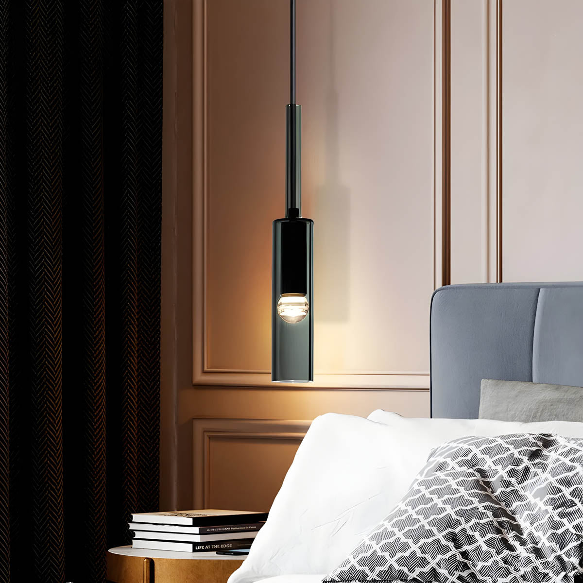 CrystalGleam Elegante Kristall-Hängeleuchte | Luxuriöses Design | Edle Beleuchtung für Zuhause