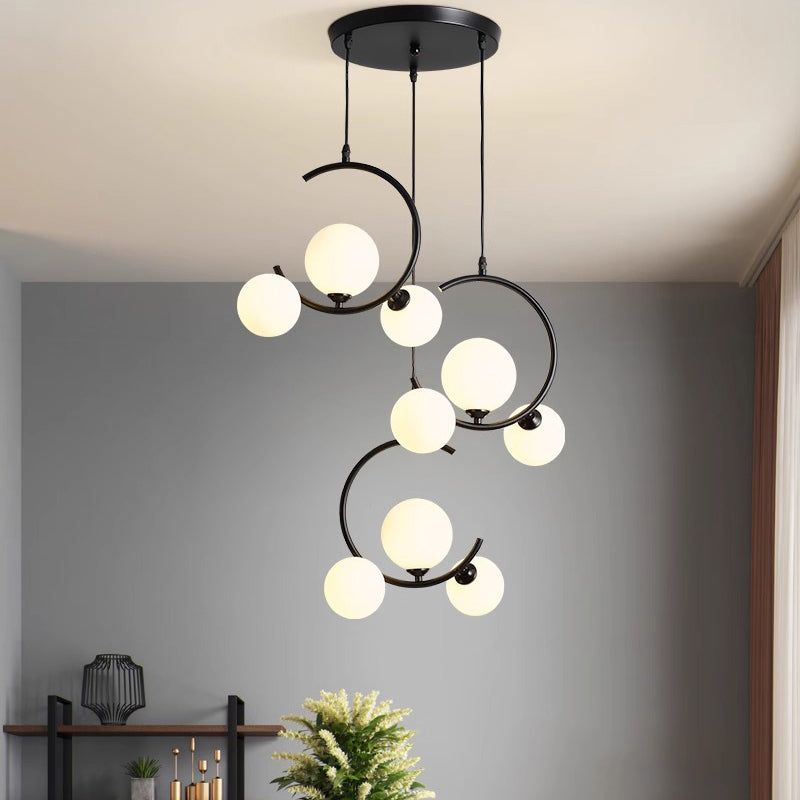 LumaElegance Moderne LED-Pendelleuchte | Heimdekoration | Energieeffizient | Stilvolle Beleuchtung für Wohnräume